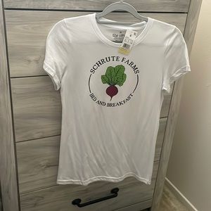 The office white tshirt